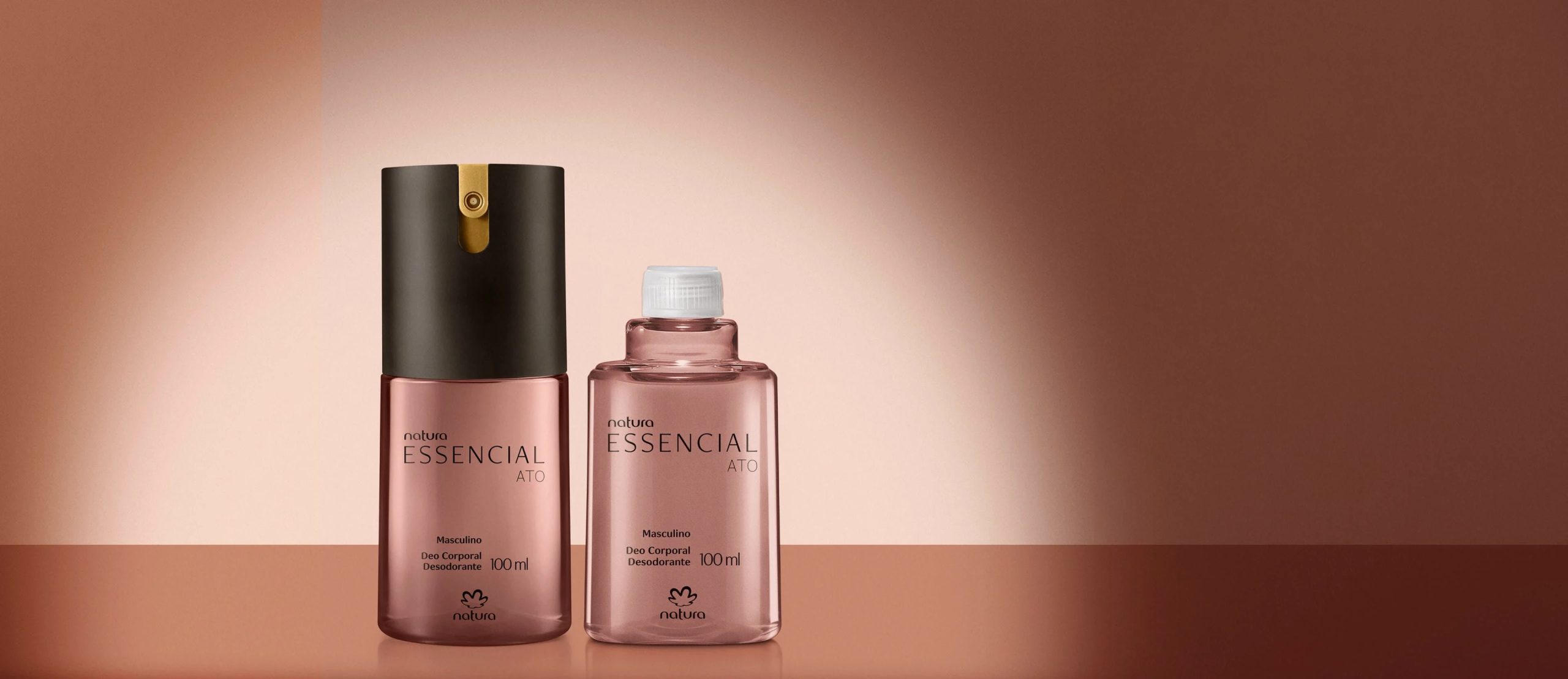Kit Desodorante Corporal Essencial Ato Masculino com Refil scaled