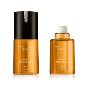 Kit Desodorante Corporal Essencial Masculino com Refil (2 produtos)