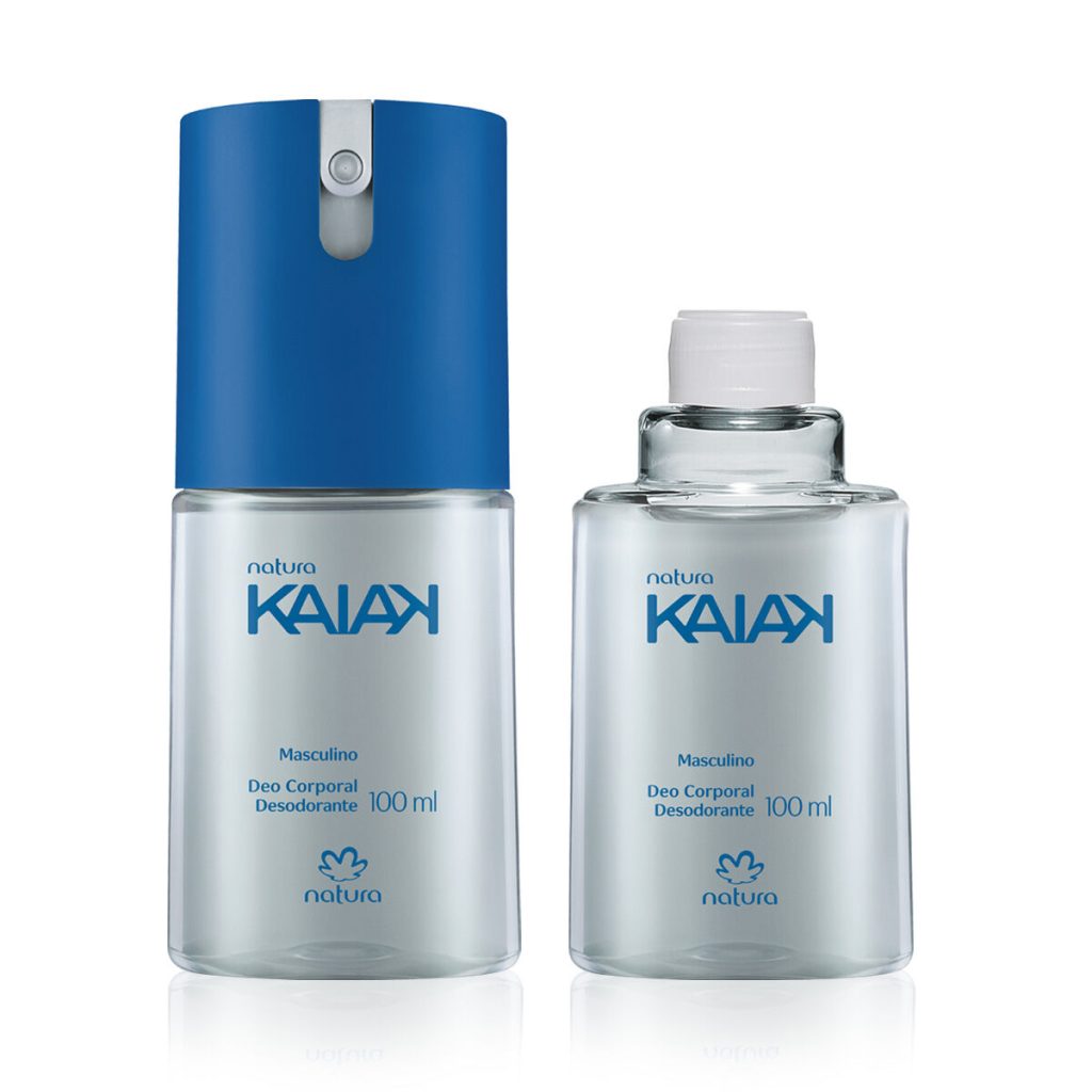Kit Desodorante Corporal Kaiak Clássico Masculino com Refil