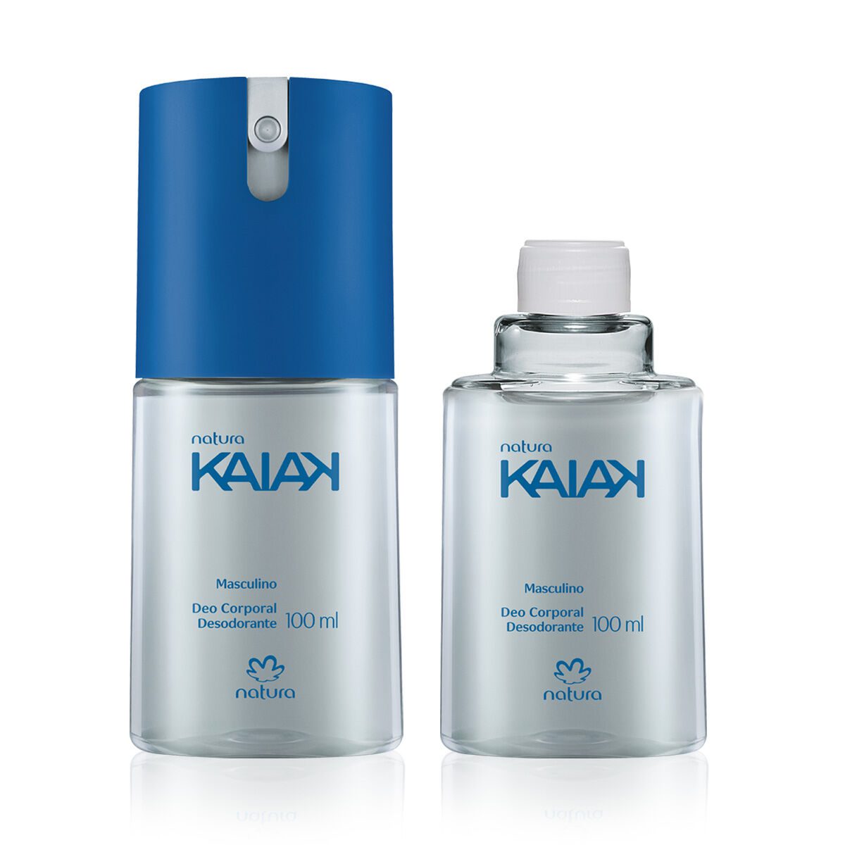 Kit Desodorante Corporal Kaiak Classico Masculino com Refil