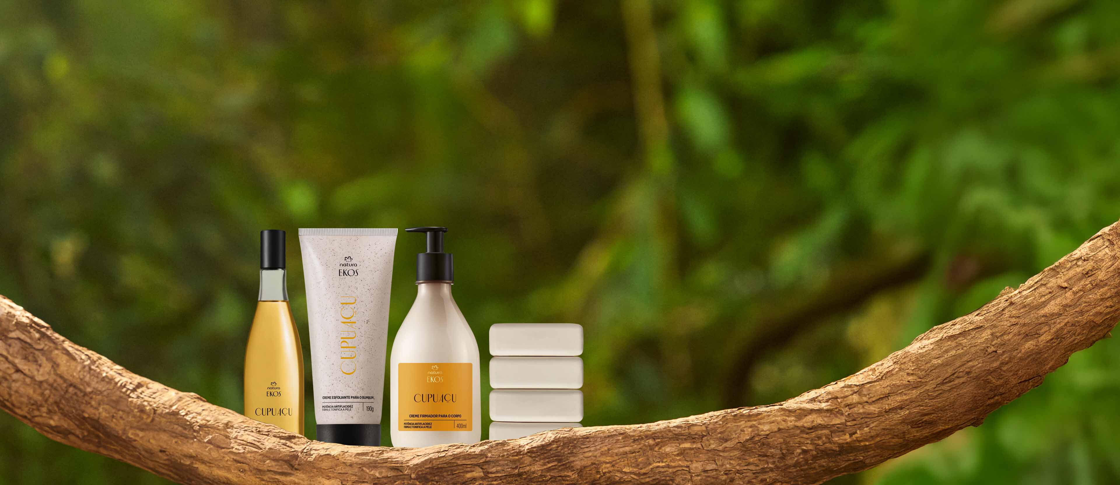 Kit Ekos Cupuaçu Hidratante, Esfoliante, Sabonete e Frescor 2 Kit Ekos Cupuacu Hidratante Esfoliante Sabonete e Frescor