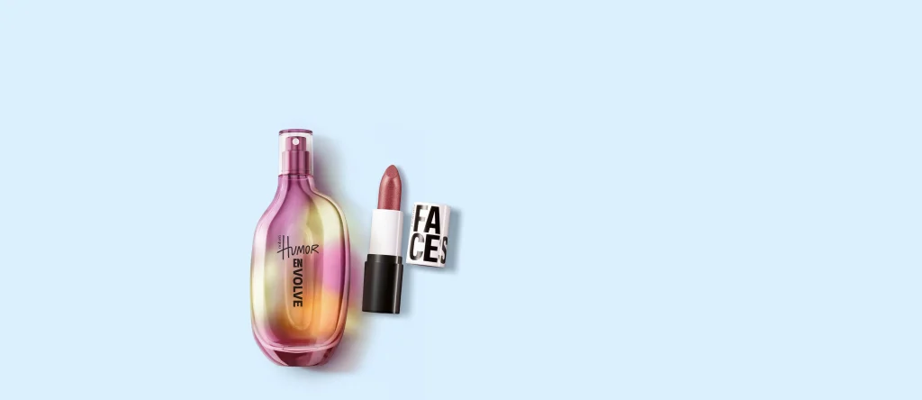 Kit Humor Envolve e Batom Cremoso Faces Cobre Sunset