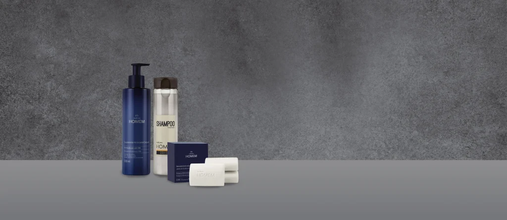 Kit Natura Homem Shampoo, Sabonete em Barra e Hidratante (3 produtos)