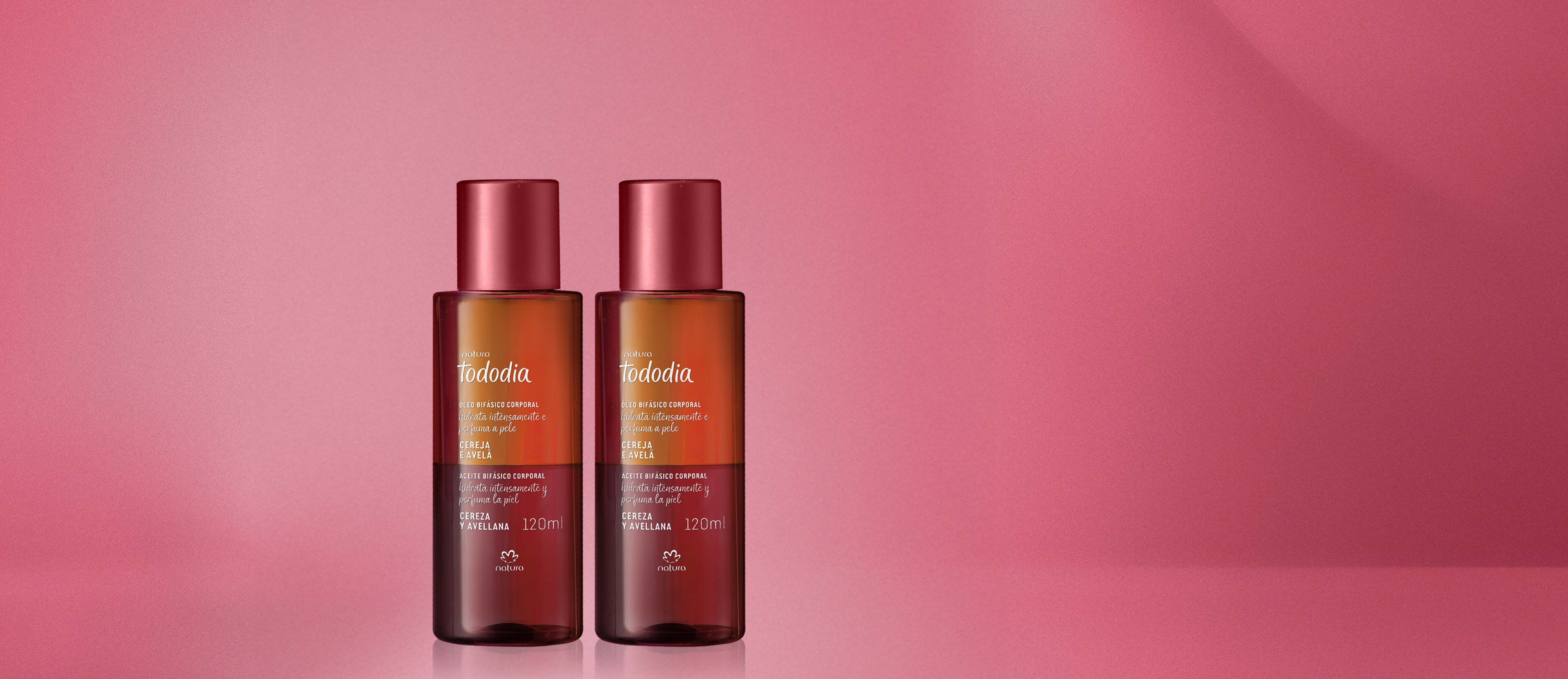 Kit Oleo Corporal Bifasico Tododia Cereja e Avela