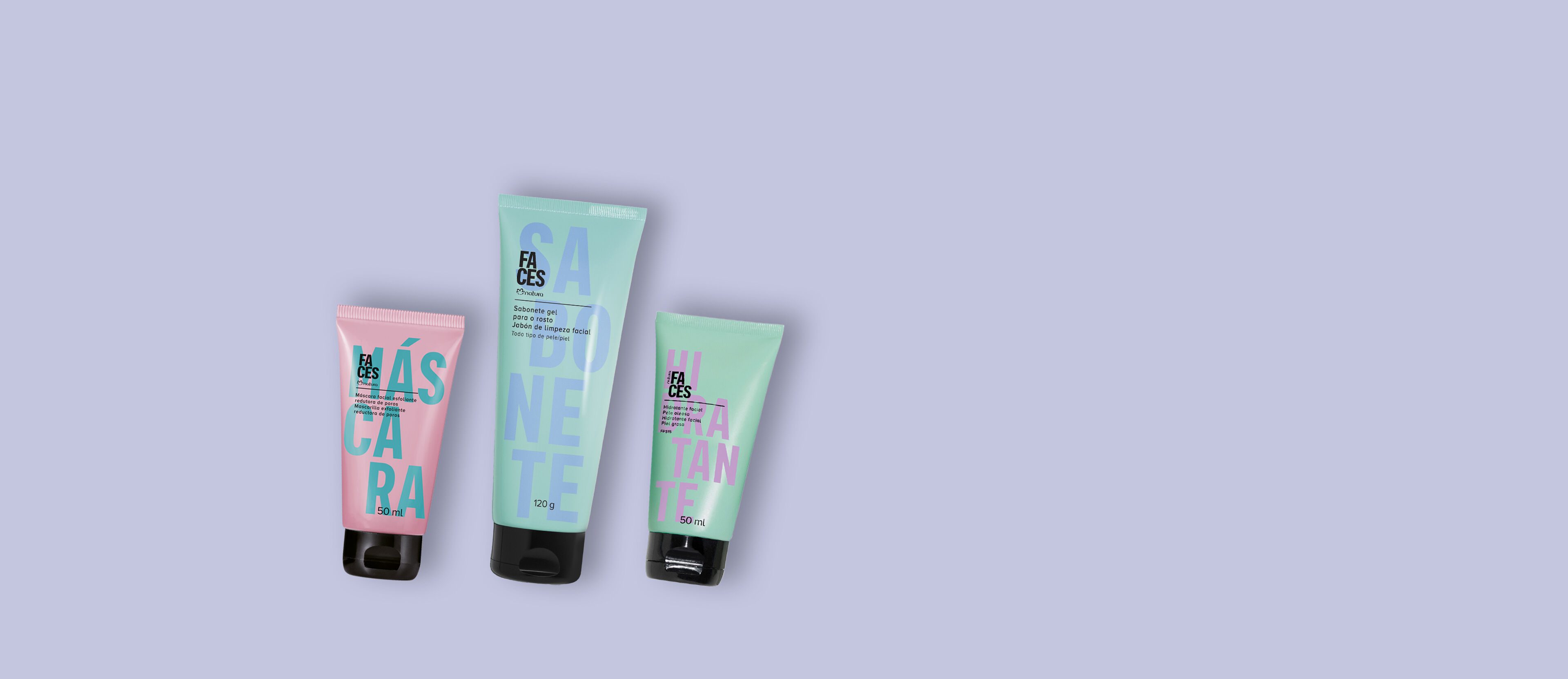 Kit Ritual Pele Mista a Oleosa Faces 3 produtos