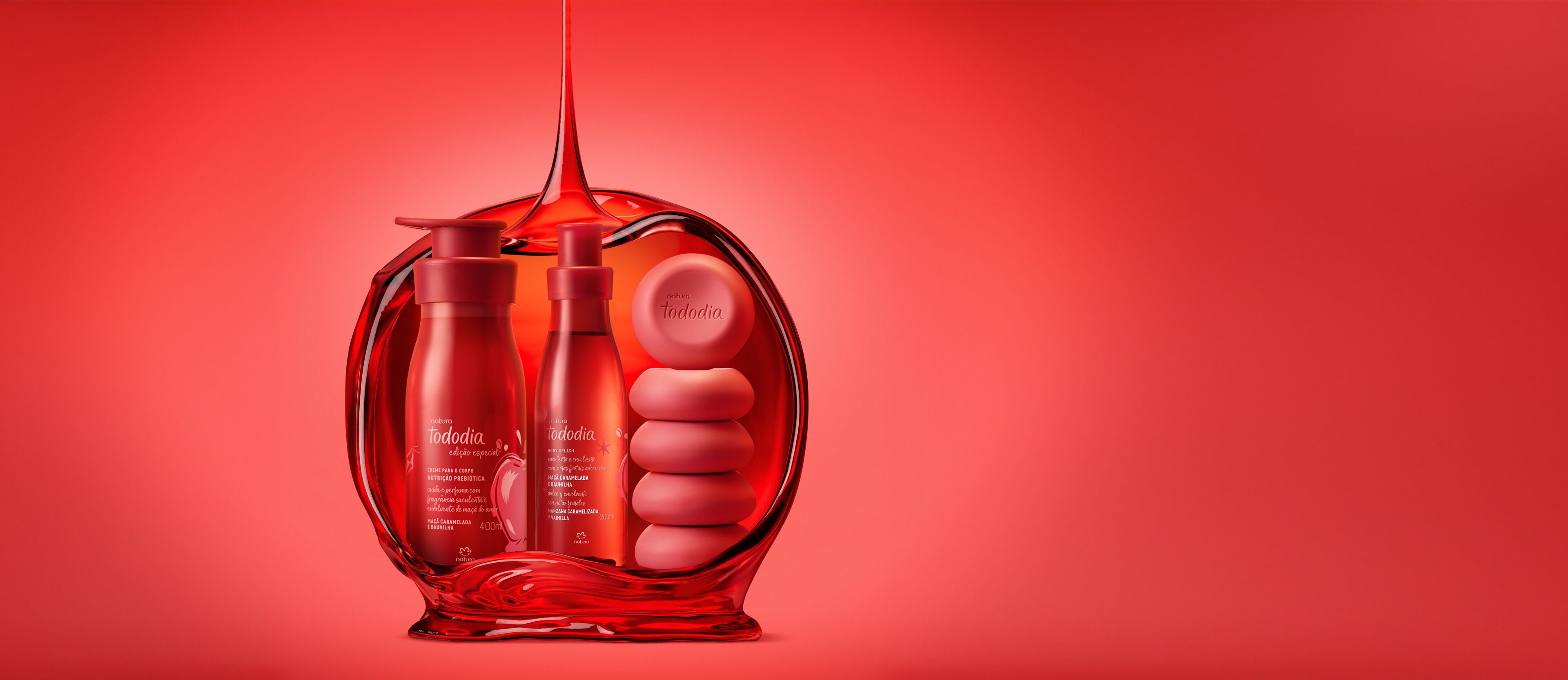 Kit Tododia Maca Caramelada e Baunilha 3 produtos