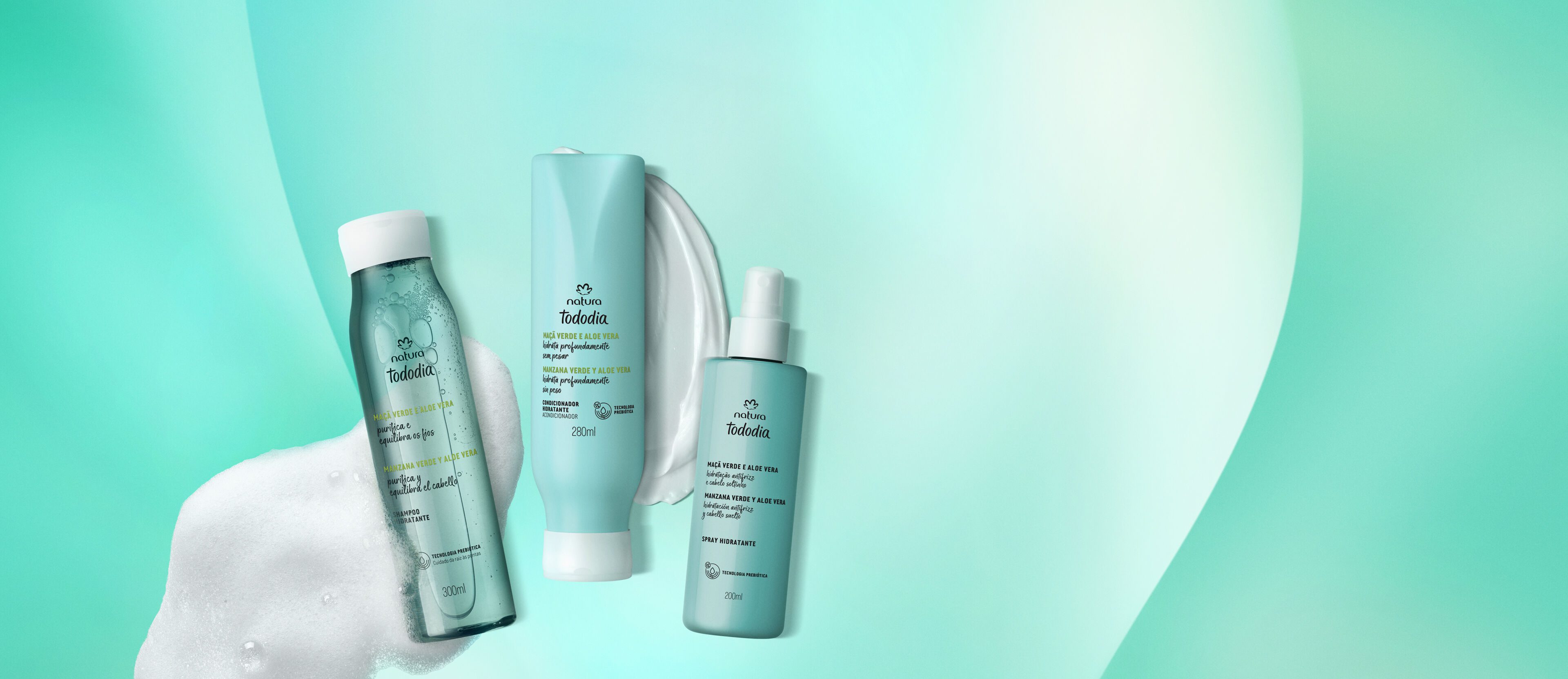 Kit Tododia Maca Verde e Aloe Vera 3 produtos