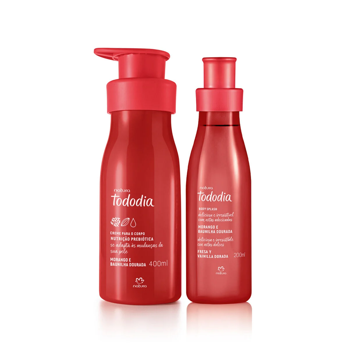 Kit Tododia Morango e Baunilha Dourada com Body Splash 2