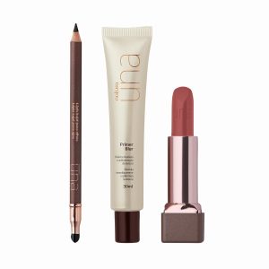 Kit Una Primer Blur, Lápis Kajal Preto e Batom CC Nude 2C (3 produtos) [NATBRA-218180]