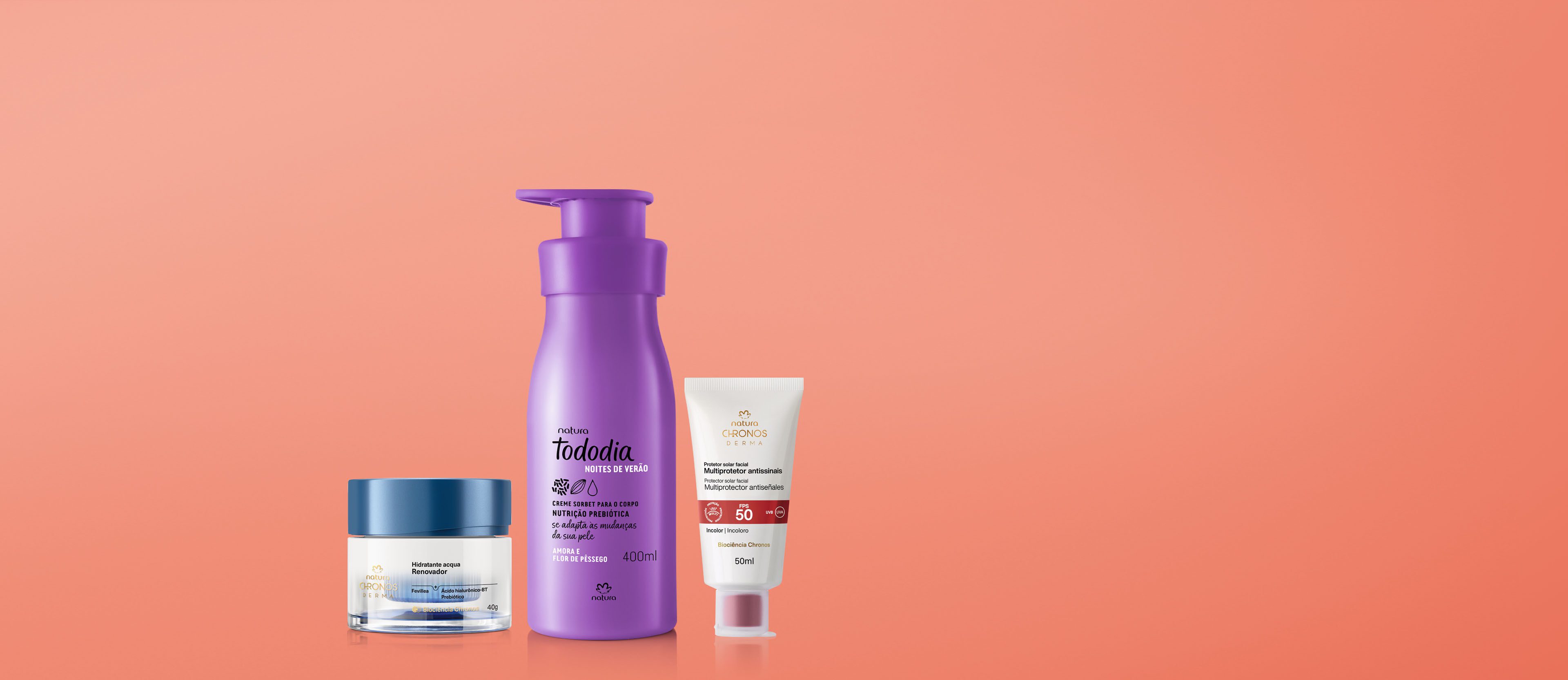 Kit Verao Chronos Derma e Tododia Amora e Flor de