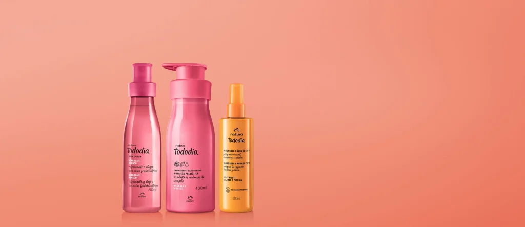 Kit Verão Tododia Acerola e Hibisco Creme Corporal, Body Splash e Spray Capilar