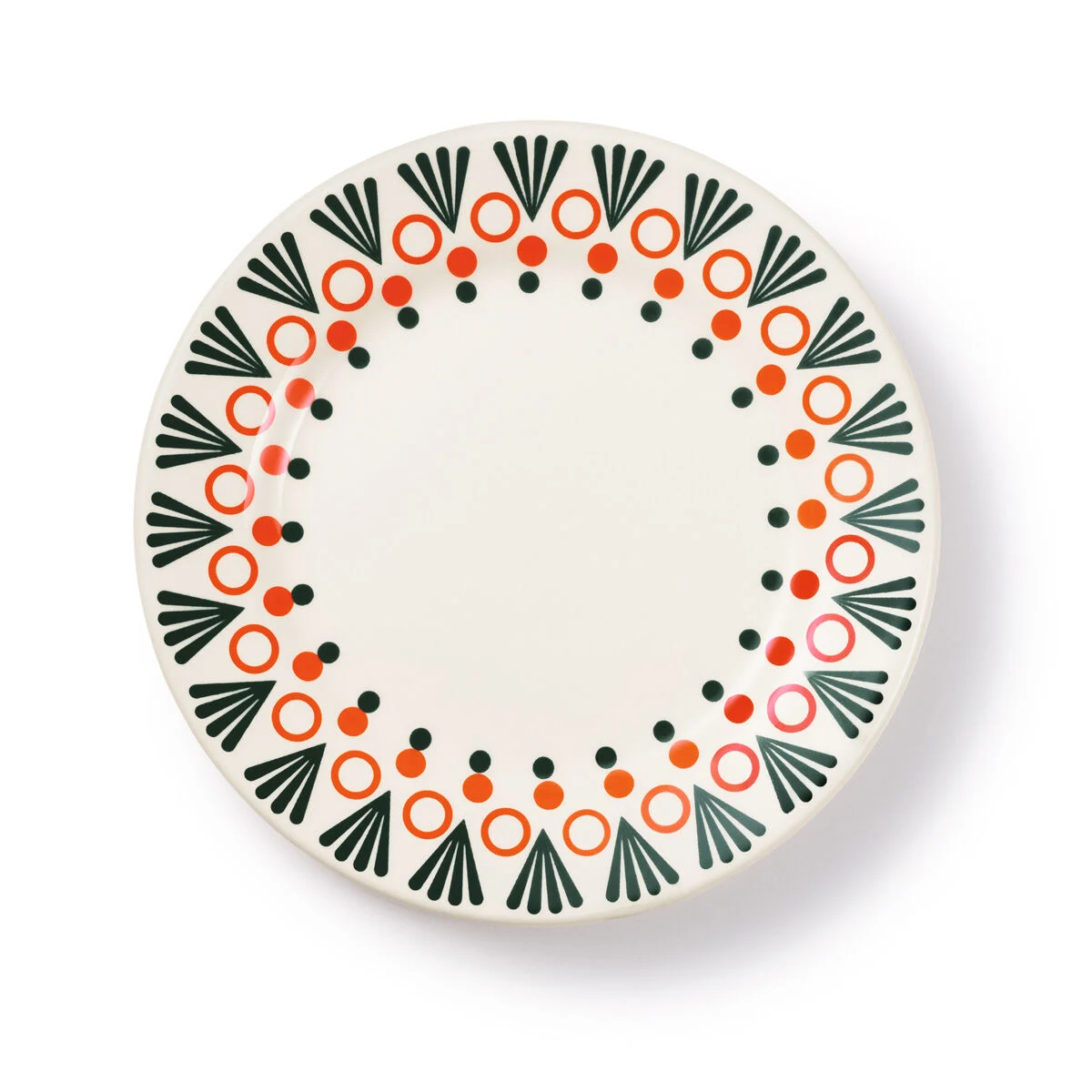 Prato de Sobremesa Ceramica Crer Para Ver