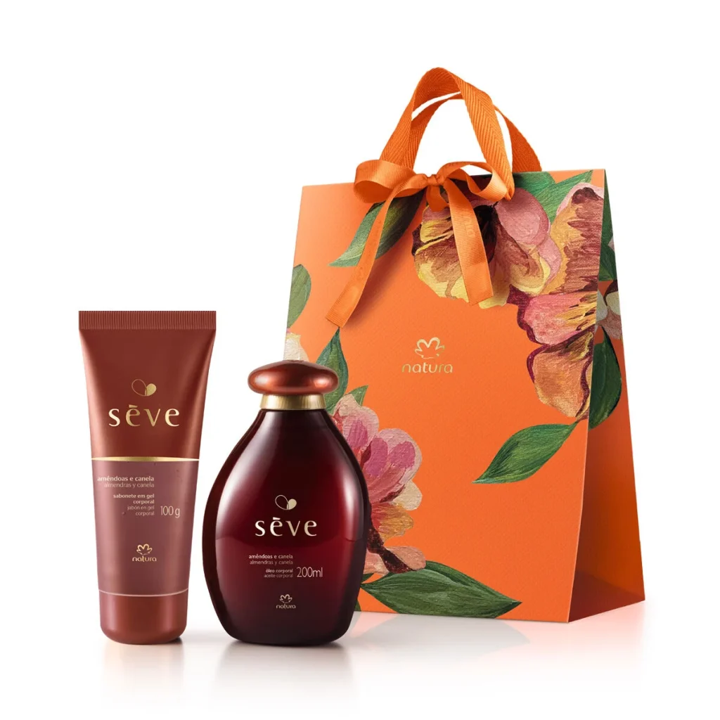 Presente Dia das Mães Natura Sève Amêndoas e Canela