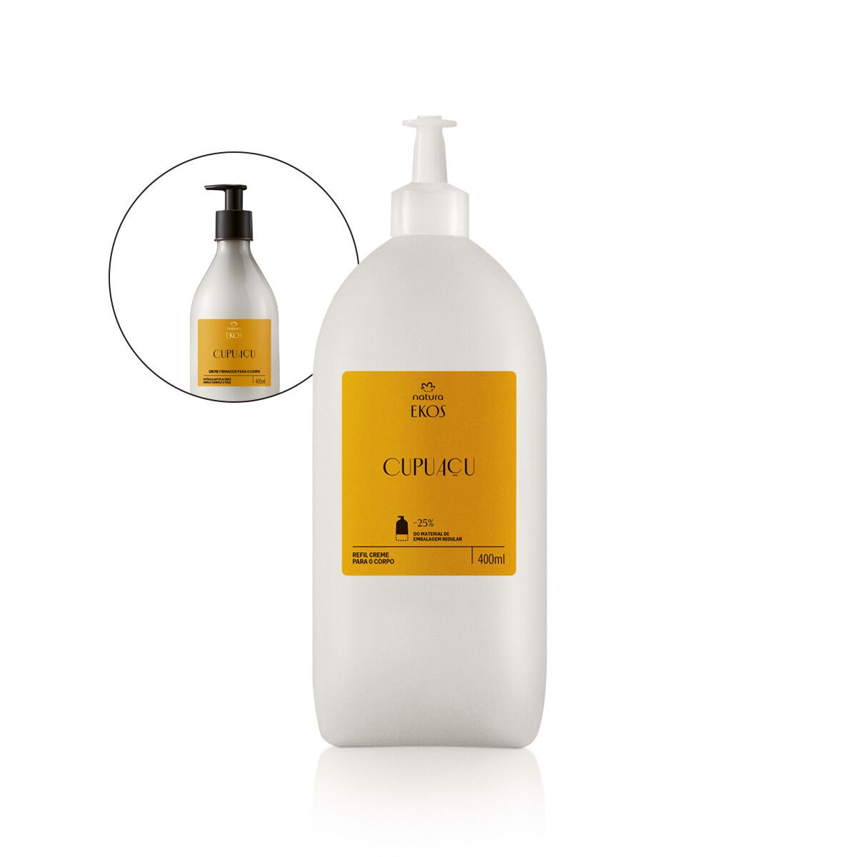 Refil Creme Desodorante Hidratante para o Corpo Ekos Cupuacu