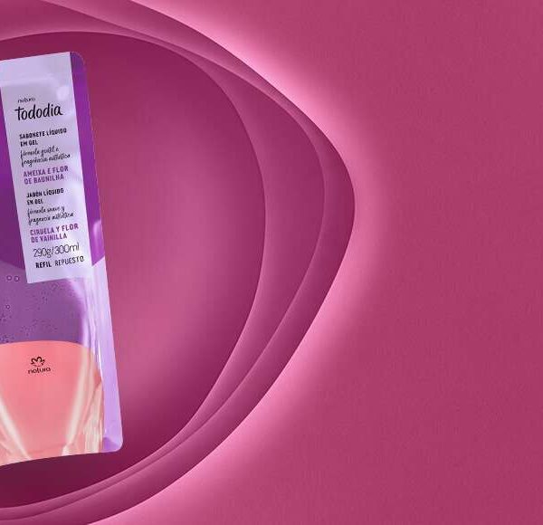 Refil Sabonete Líquido em Gel Tododia Ameixa e Flor de Baunilha