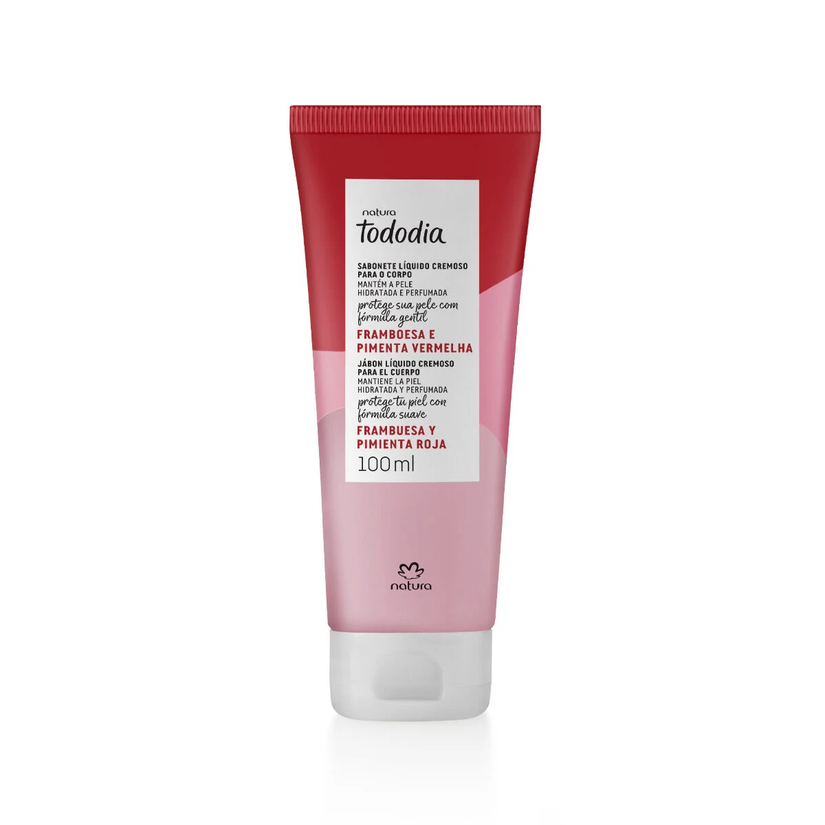 Sabonete Líquido Cremoso para o Corpo Tododia Framboesa e Pimenta Vermelha 2 Sabonete Liquido Cremoso para o Corpo Tododia Framboesa e Pimenta