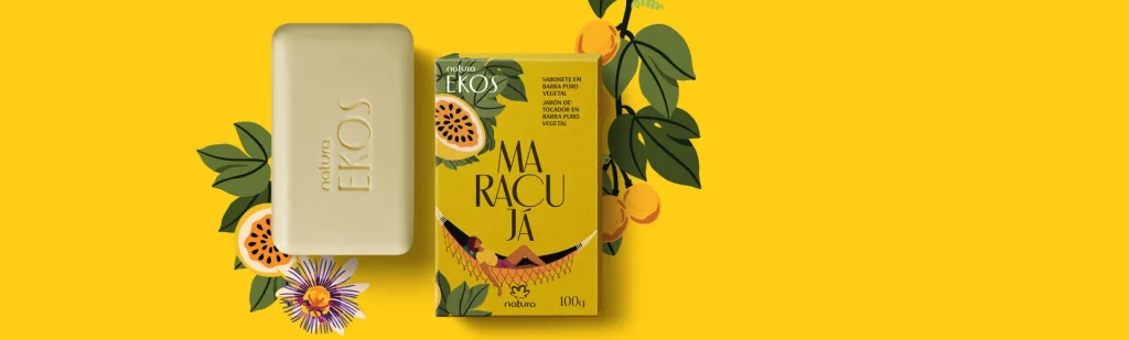 Sabonete em Barra Puro Vegetal Ekos Maracujá
