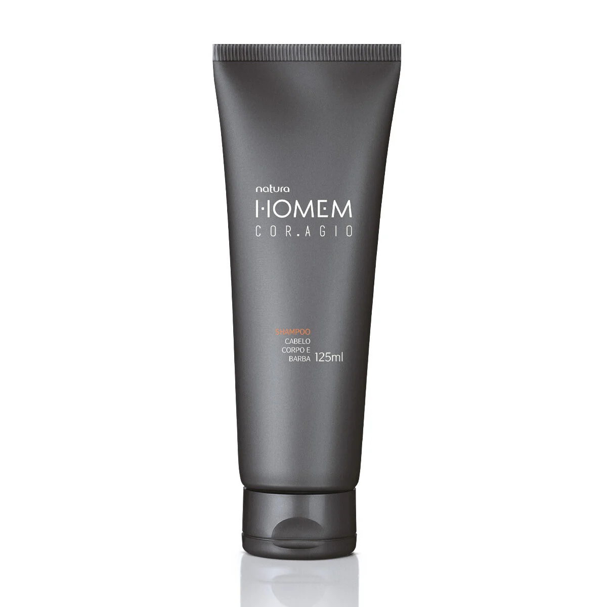 Shampoo Cabelo Corpo e Barba Natura Homem Coragio