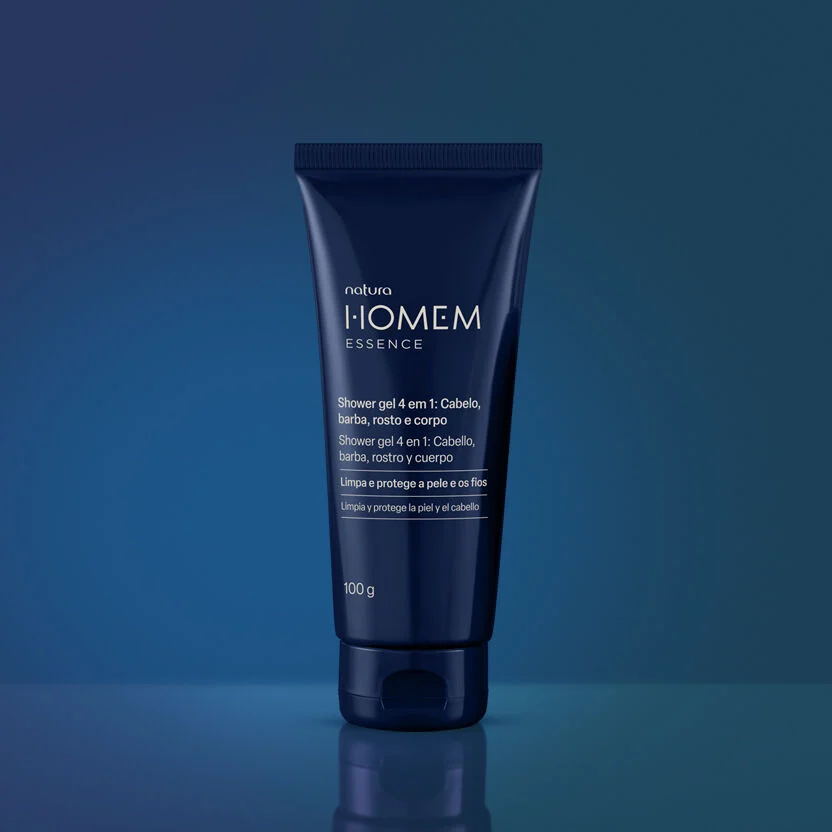 1778010013 17 Shower Gel 4 em 1 Cabelo Barba Rosto e Corpo