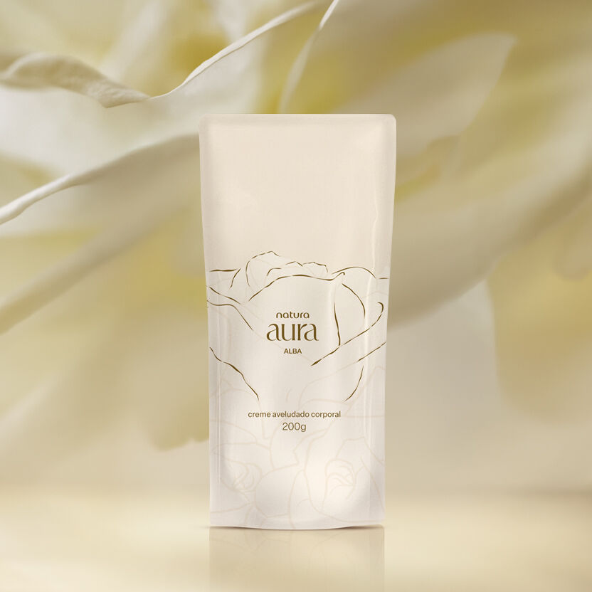 1778314180 663 Refil Creme Aveludado Corporal Natura Aura Alba