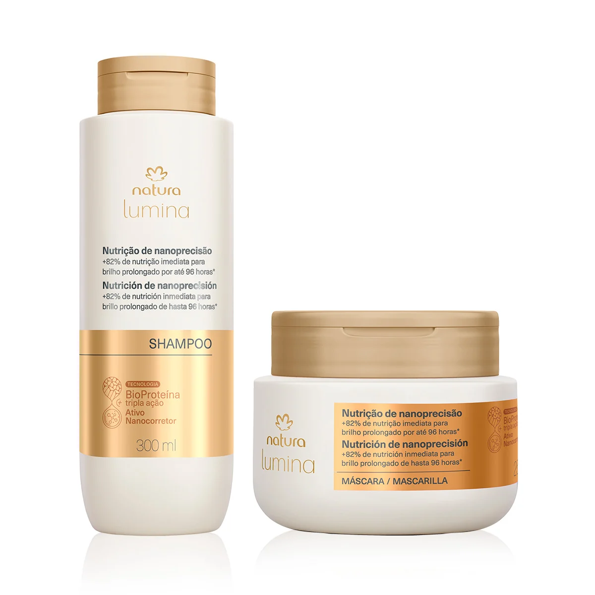 1779377982 141 Kit Lumina Nutricao e Nanoprecisao Shampoo e Mascara