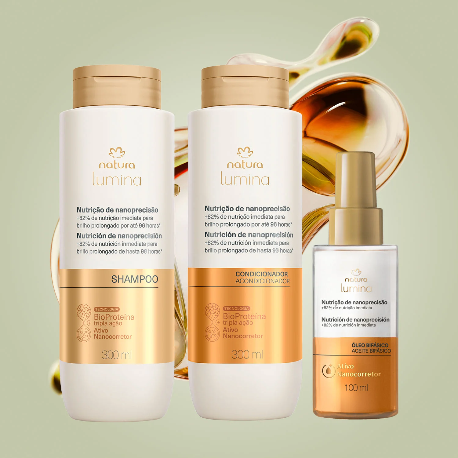 Kit Lumina Nutrição e Nanoprecisão Shampoo, Condicionador e Óleo Bifásico 3 1779387351 683 Kit Lumina Nutricao e Nanoprecisao Shampoo Condicionador e Oleo Bifasico