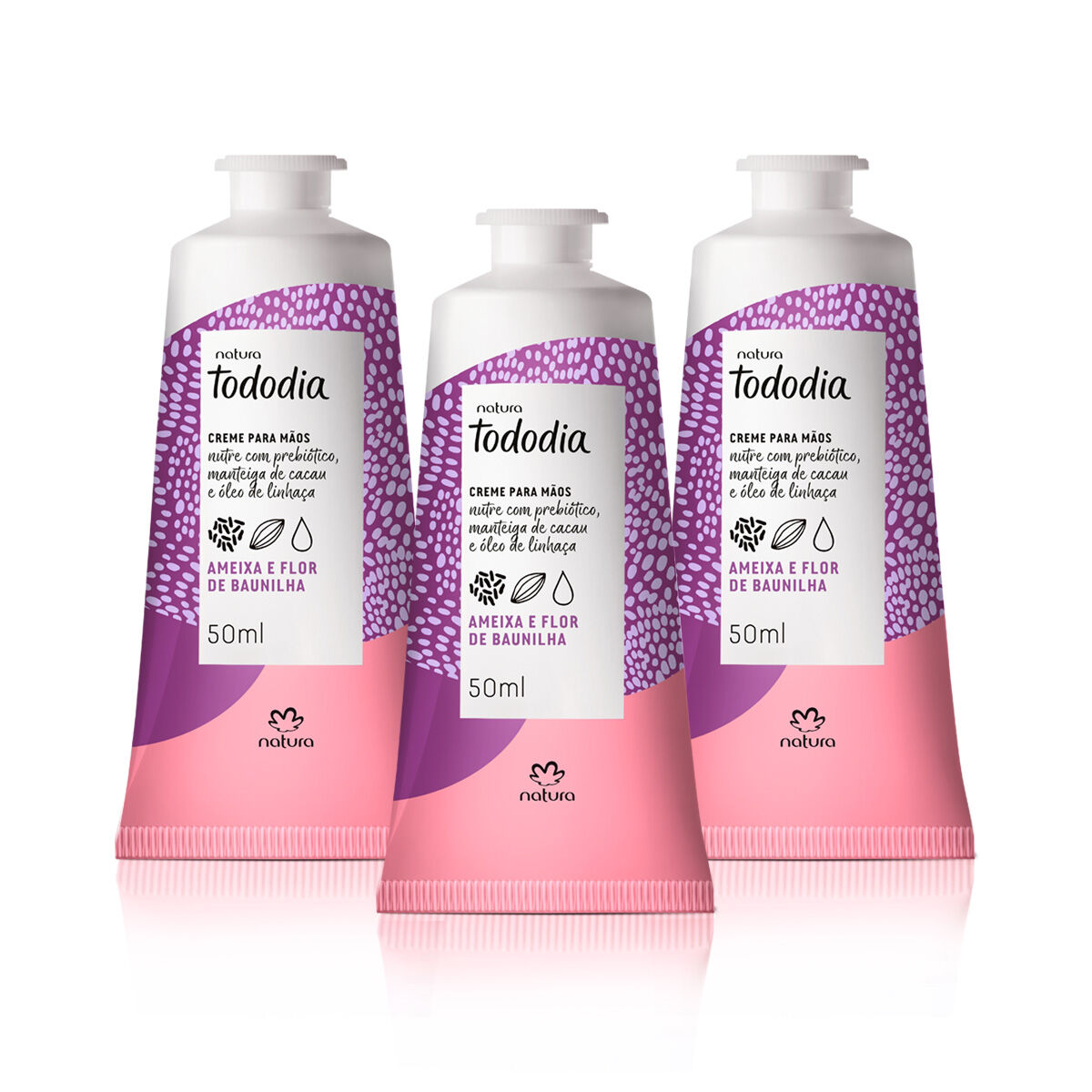 1779450651 312 Kit Creme para as Maos Tododia Ameixa e Flor de