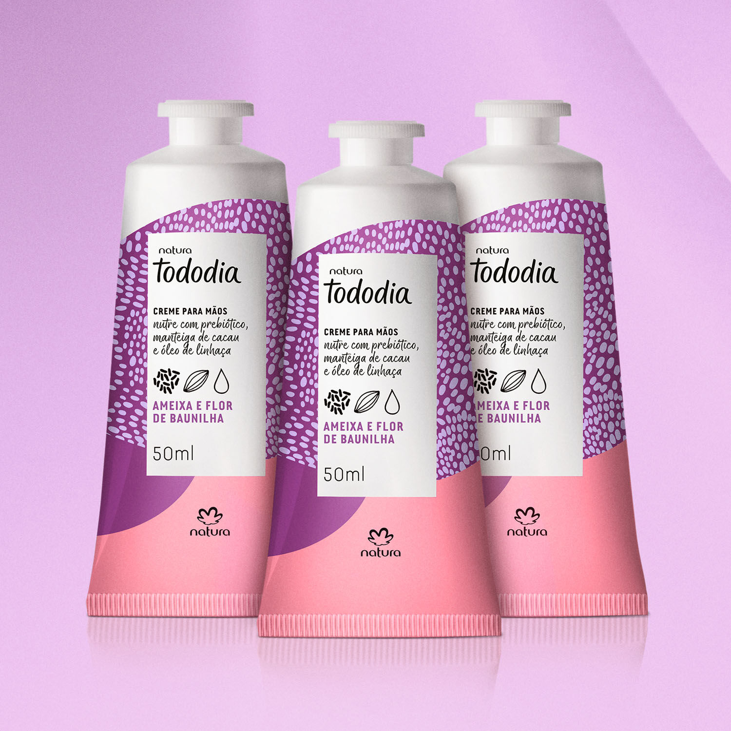1779450651 5 Kit Creme para as Maos Tododia Ameixa e Flor de