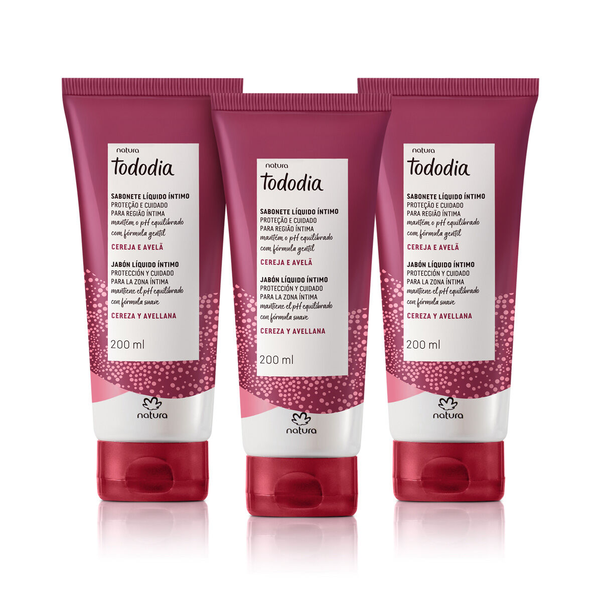 Kit Sabonete Líquido Íntimo Tododia Cereja e Avelã 4 1779461833 504 Kit Sabonete Liquido Intimo Tododia Cereja e Avela