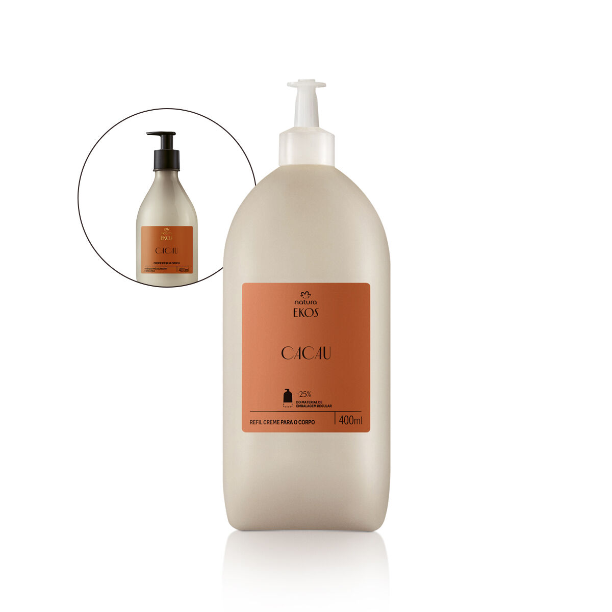 1779473061 749 Refil Creme Desodorante Hidratante para o Corpo Ekos Cacau
