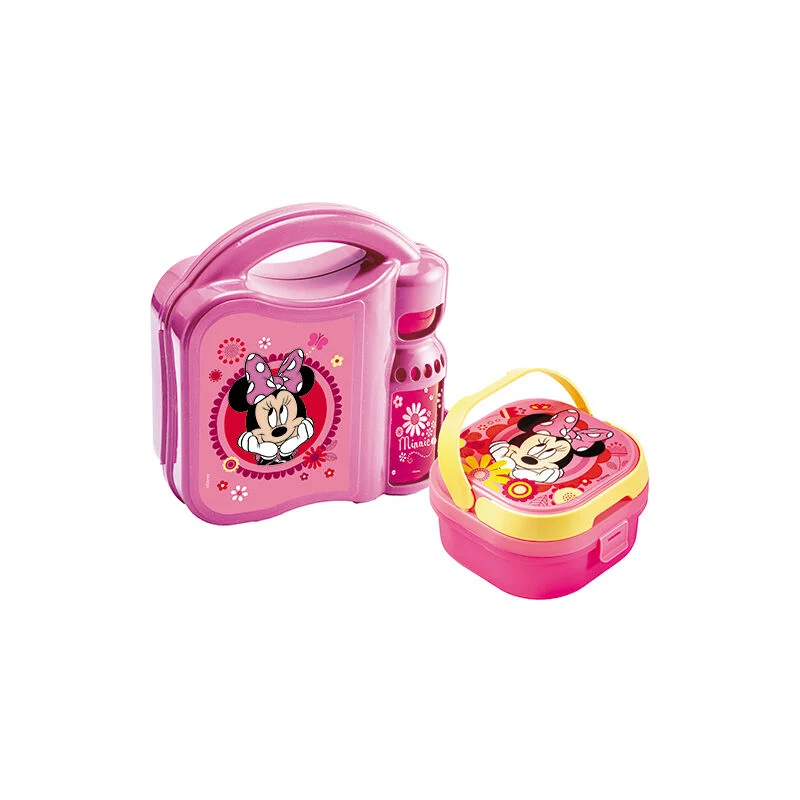 Ce Kit Marmita E Lancheira Minnie