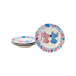 Kit 4 Pratos Rasos Stitch [AVNBRA-248245]