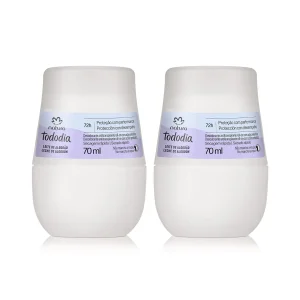 Kit Desodorante Antitranspirante Roll-on Tododia Algodão