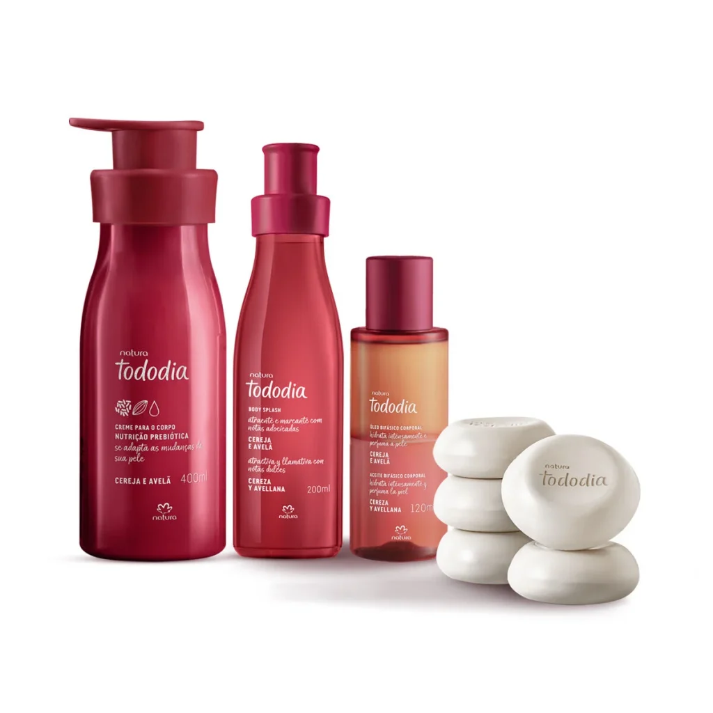 Kit Hidratação e Perfumação Tododia Cereja e Avelã