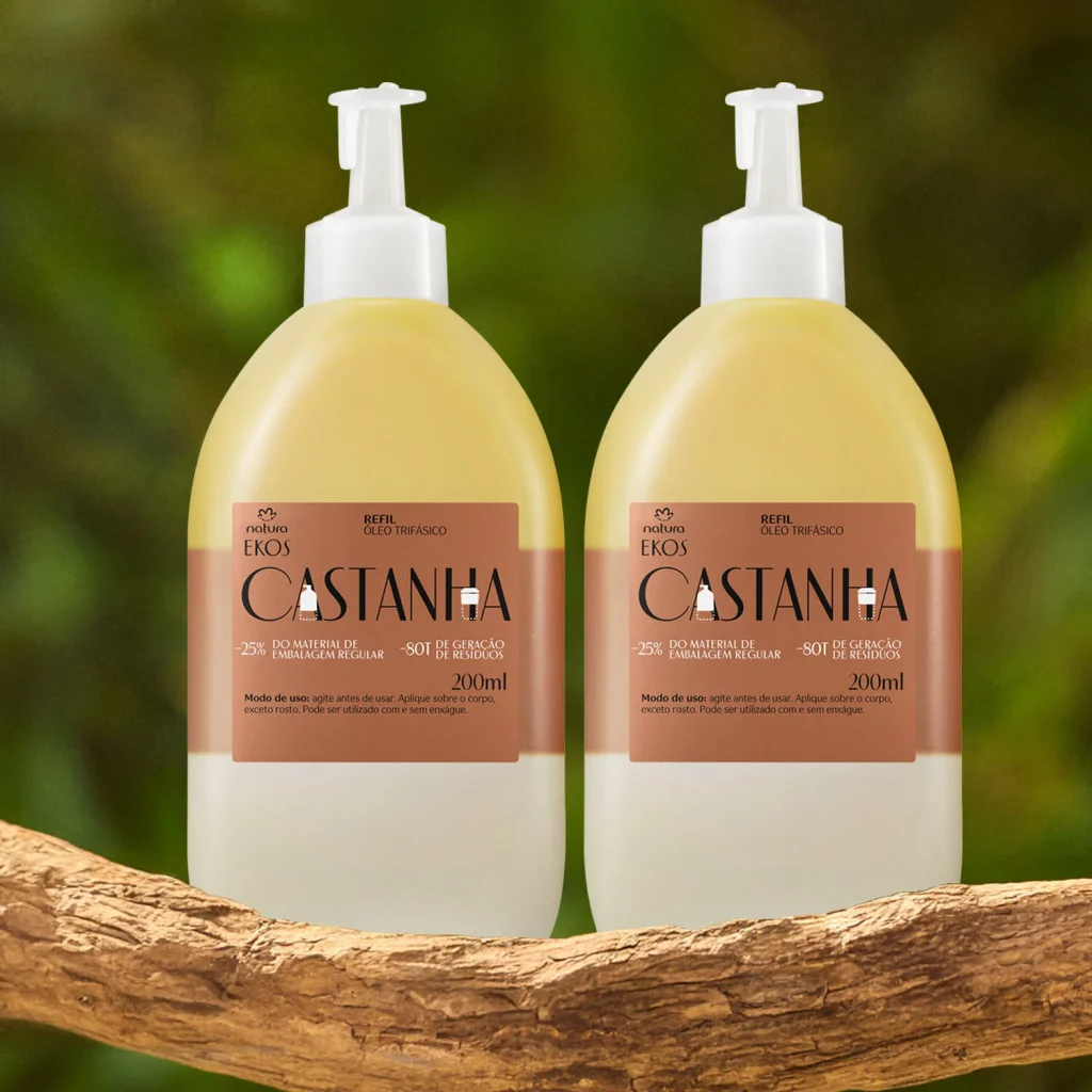 Kit Refil Ekos Óleo Trifásico Castanha