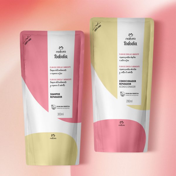 Kit Refil Tododia Shampoo e Condicionador Reparador