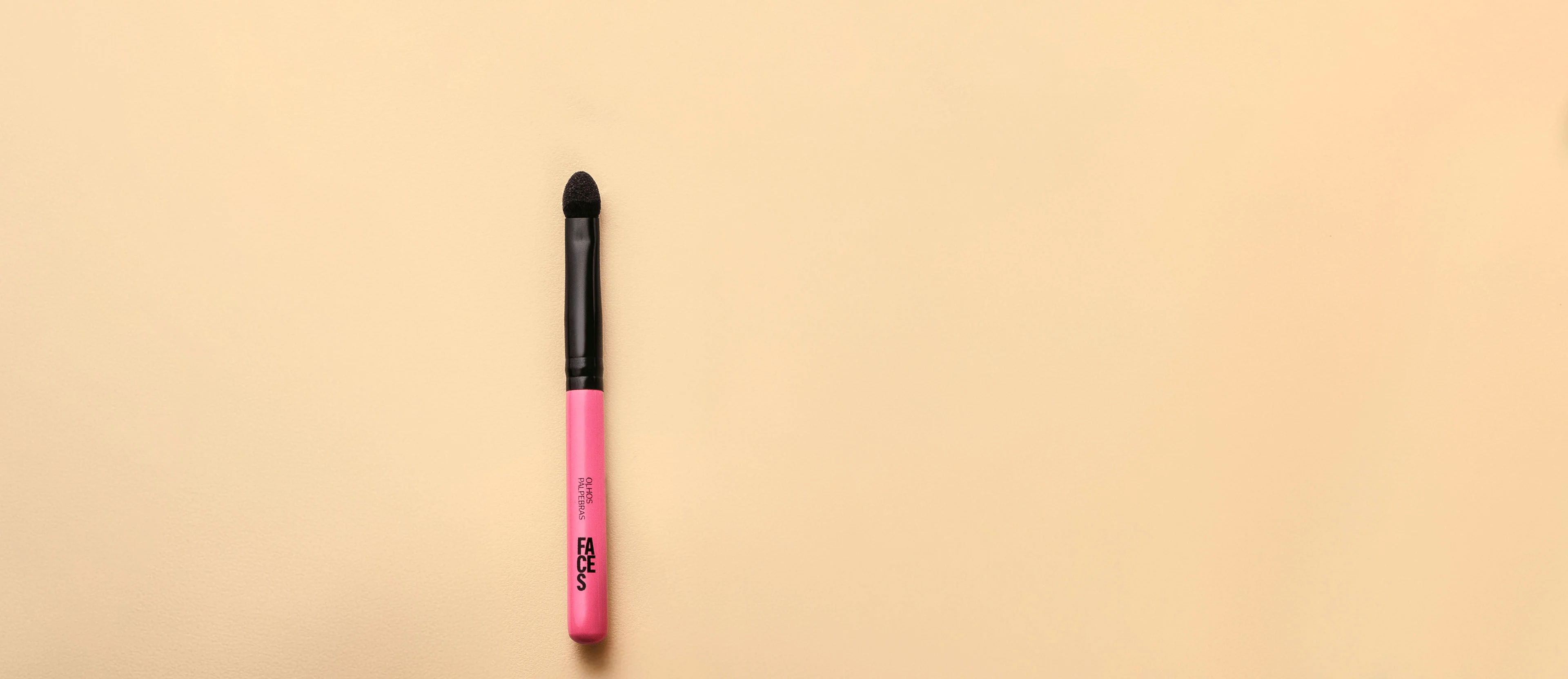 Mini Pincel para Olhos e Papebras Natura Faces