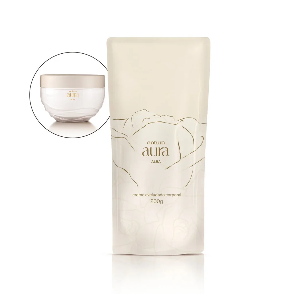 Refil Creme Aveludado Corporal Natura Aura Alba