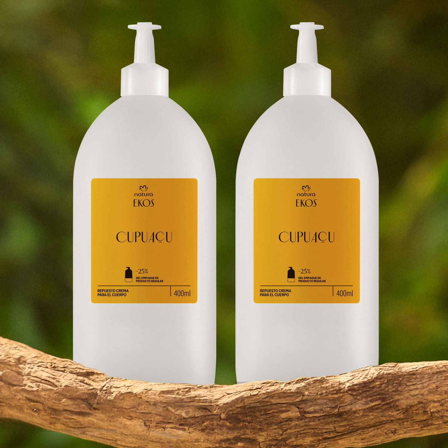1781062876 353 Kit Refil Creme Desodorante Hidratante Ekos Cupuacu