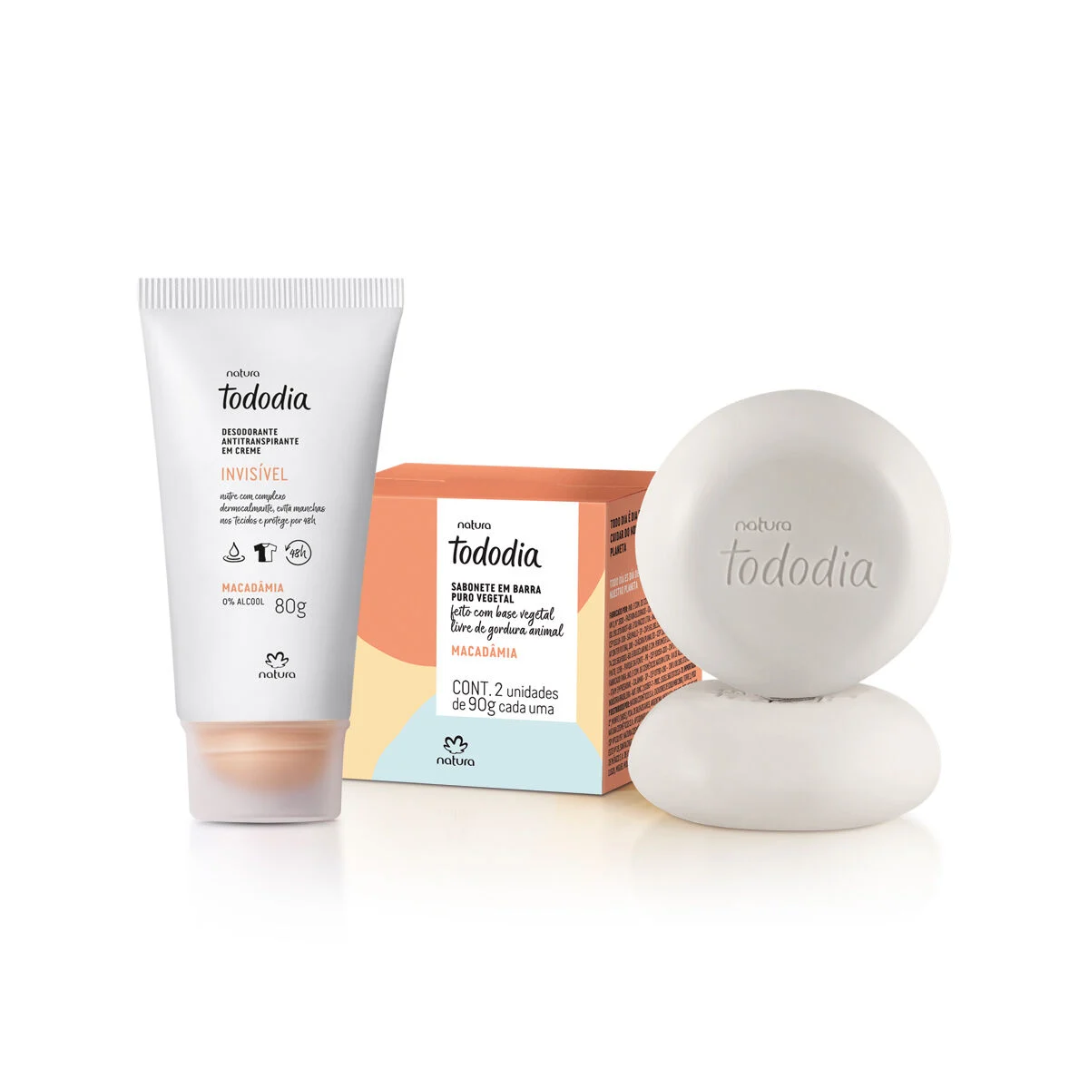 1781104105 8 Kit Tododia Macadamia Desodorante Antitranspirante em Creme e Sabonete