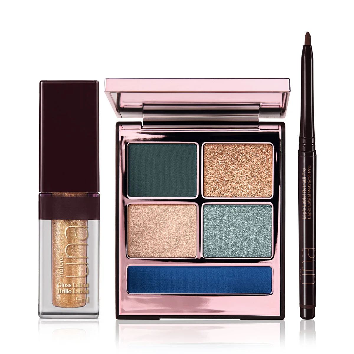 1781134171 182 Kit PRO Palette Lapis Labial e Gloss UNA