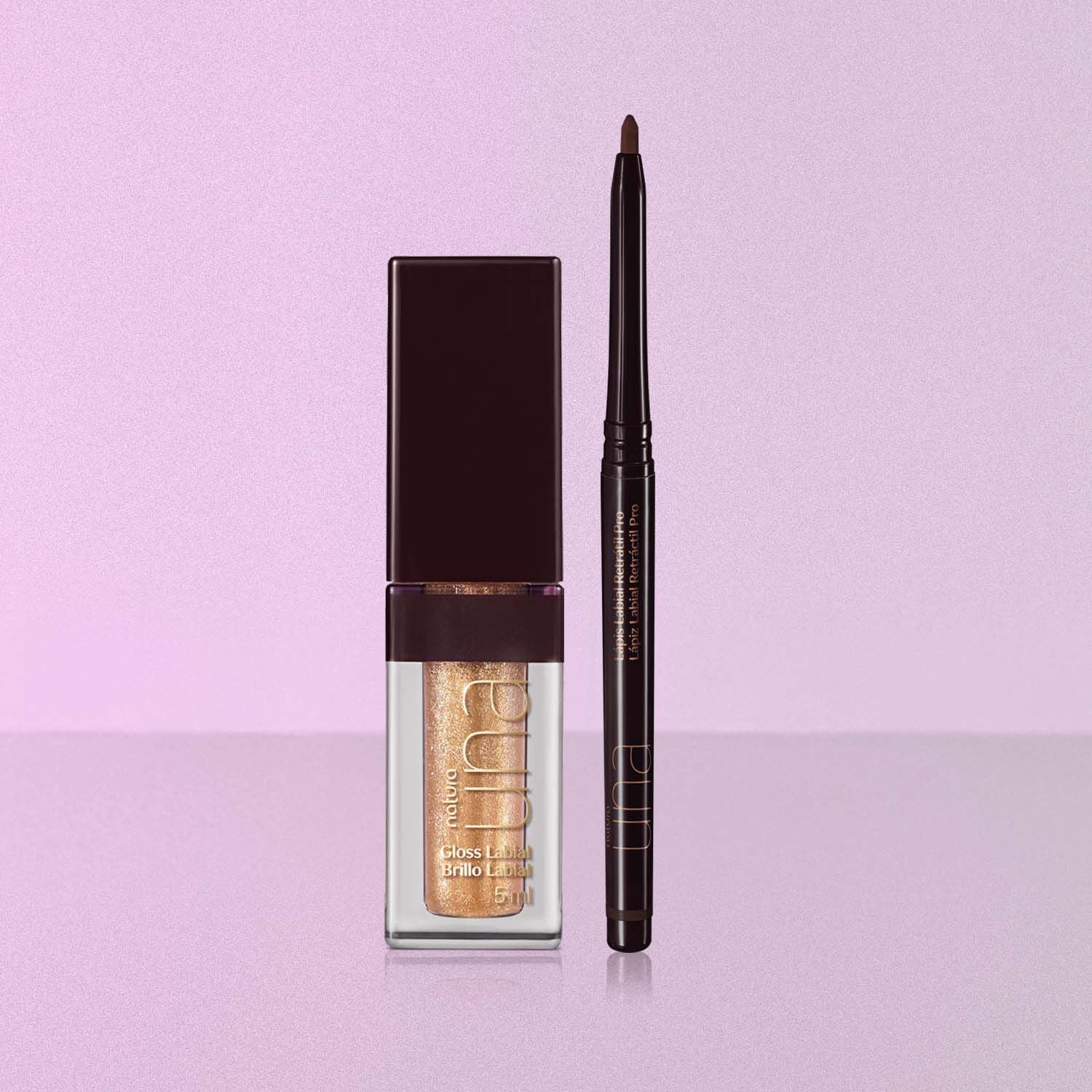 1781136089 173 Duo Gloss e Lapis Labial Natura UNA 2 produtos
