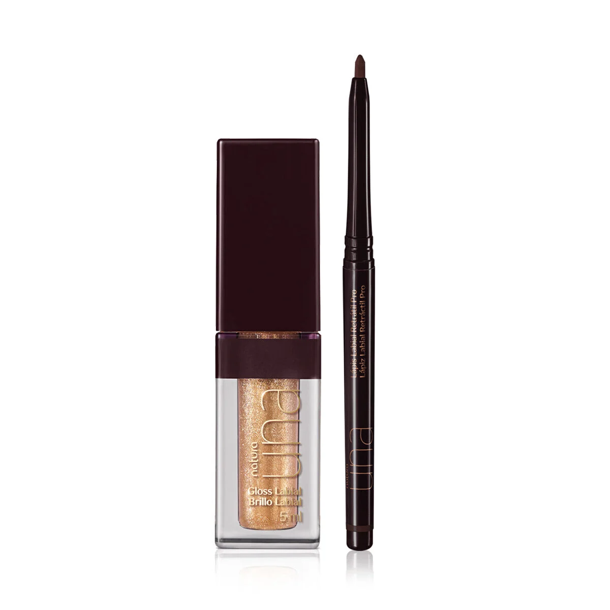 1781136089 59 Duo Gloss e Lapis Labial Natura UNA 2 produtos