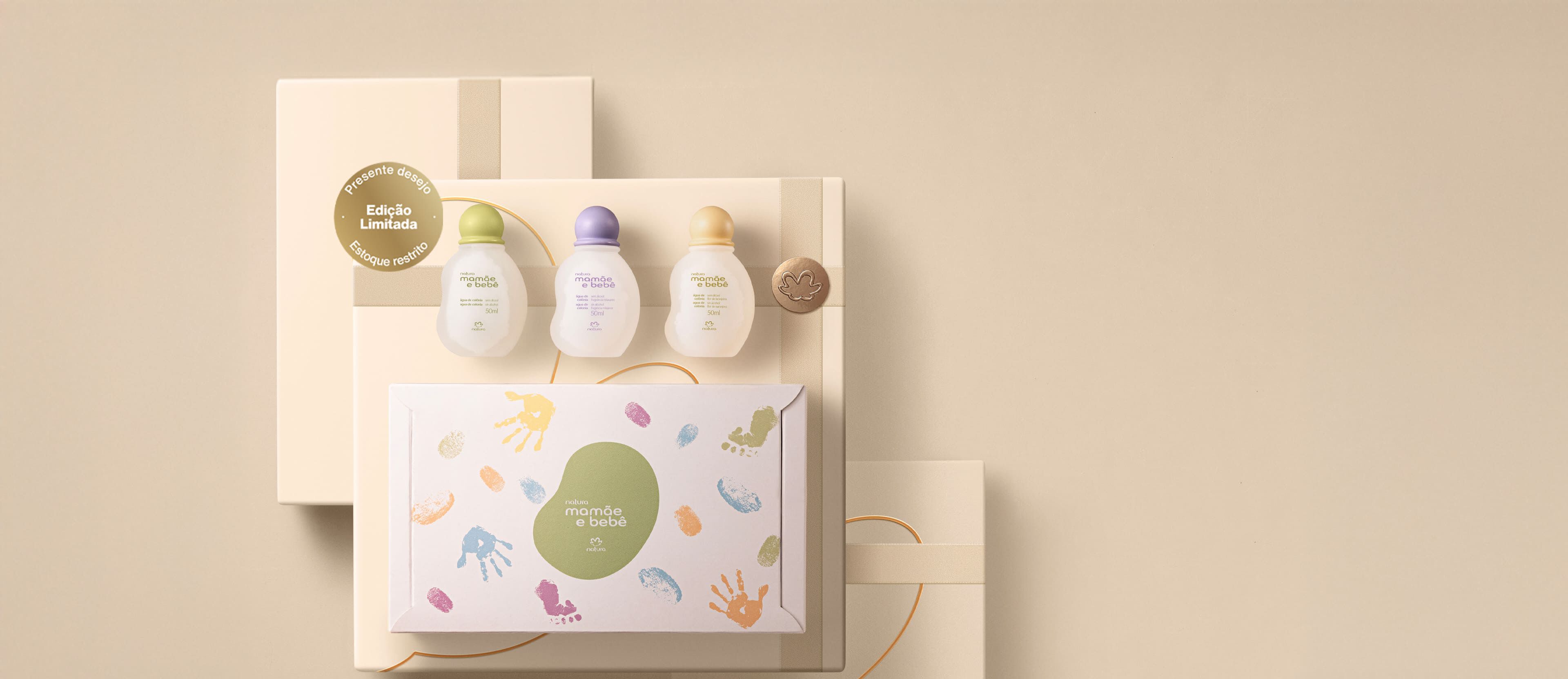 1781231467 41 Presente Natura Mamae e Bebe Trio de Colonias 3 produtos