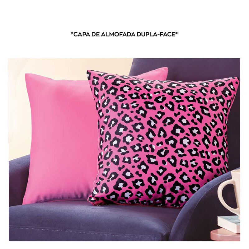 Capa de Almofada Safari Chic Onça