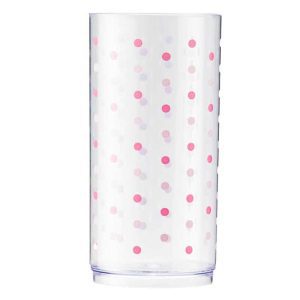 Copo de Plástico Rosa Retrô Poá [AVNBRA-158152]