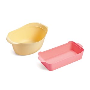 Jogo 2 Travessas De Servir Retangular E Oval Candy [AVNBRA-148335]