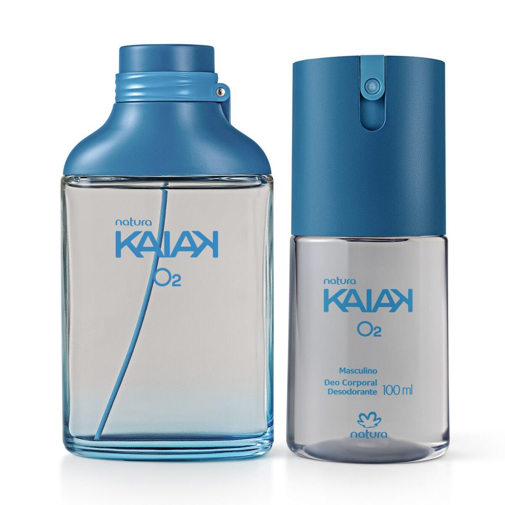 Kit Deo Colônia e Desodorante Corporal Kaiak O₂