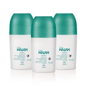 Loja 59 Kit Desodorante Antitranspirante Roll-On Natura Kaiak Aero