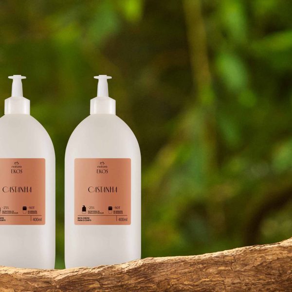 Kit Refil Creme Desodorante Hidratante Ekos Castanha